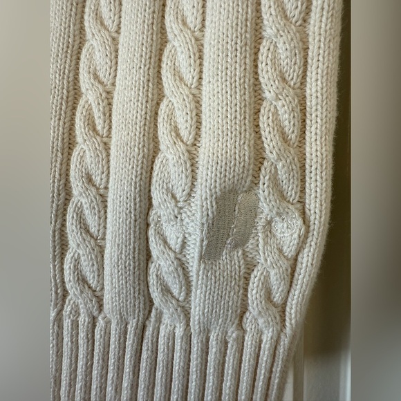 Prince Pickleball Women's Cable Knit Cardigan Tennis Sweater Cream Size Small - Picture 6 of 9